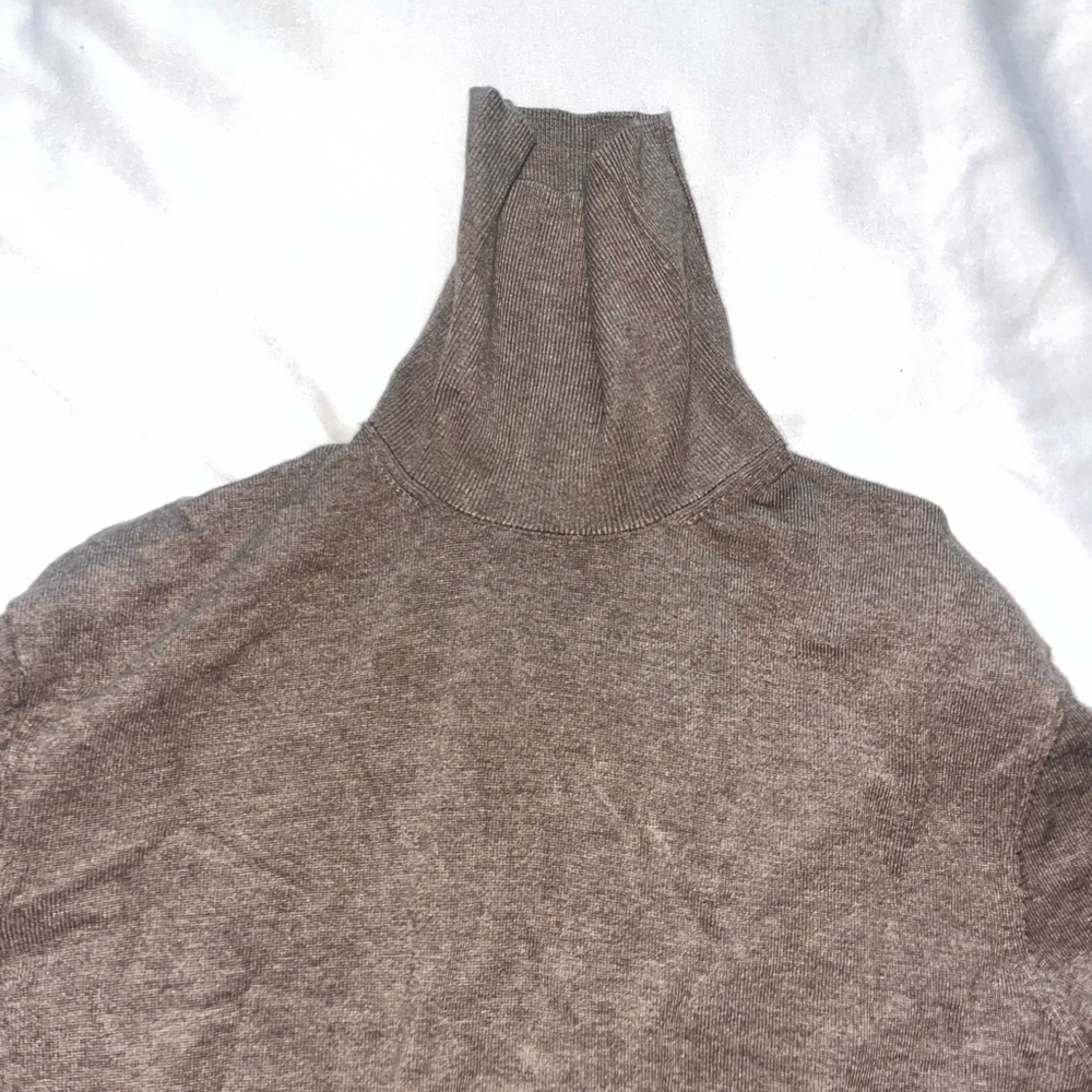 H&M Taupe Slim Fit Turtleneck